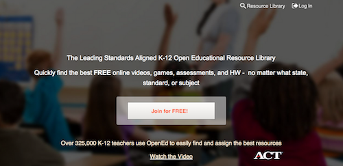 ACT ACT官方 ACT收购 OpenEd K12课程