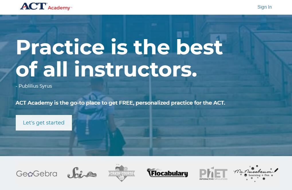 ACT Academy ACT备考 ACT官方 ACT考试 OpenED 免费备考 ACT新闻